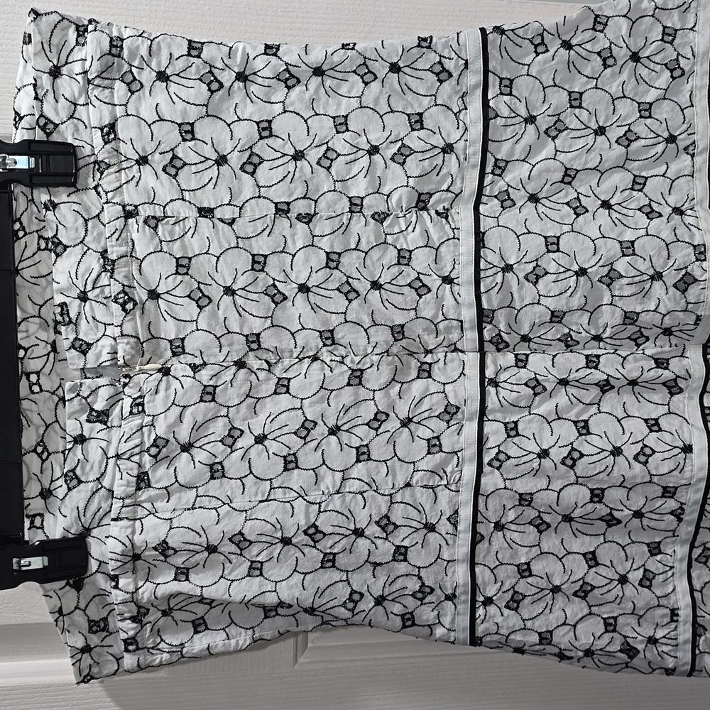 Autograph Black & White Floral Dress Size 14 - Picture 9 of 14